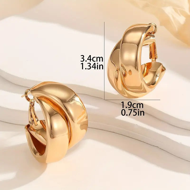 Large Size Hoop Earrings