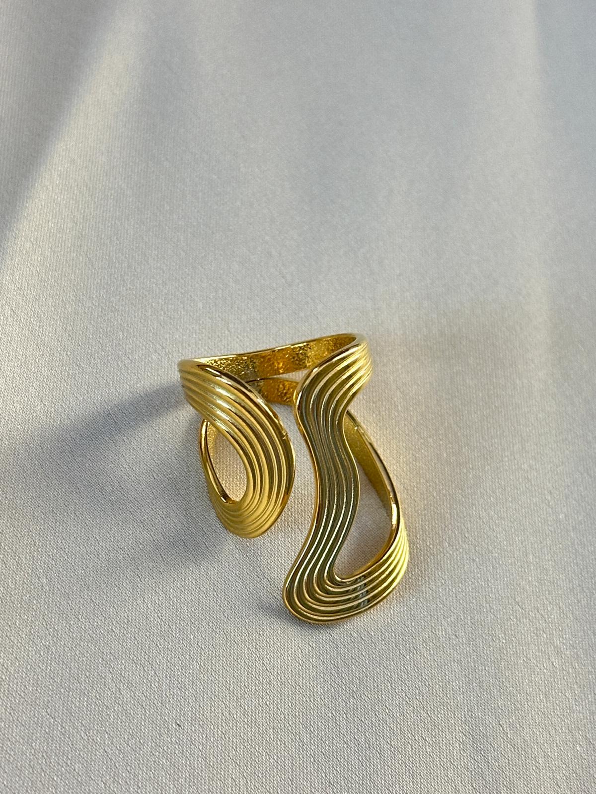 Premium Gold-Plated Ring for Daily or Casual Wear