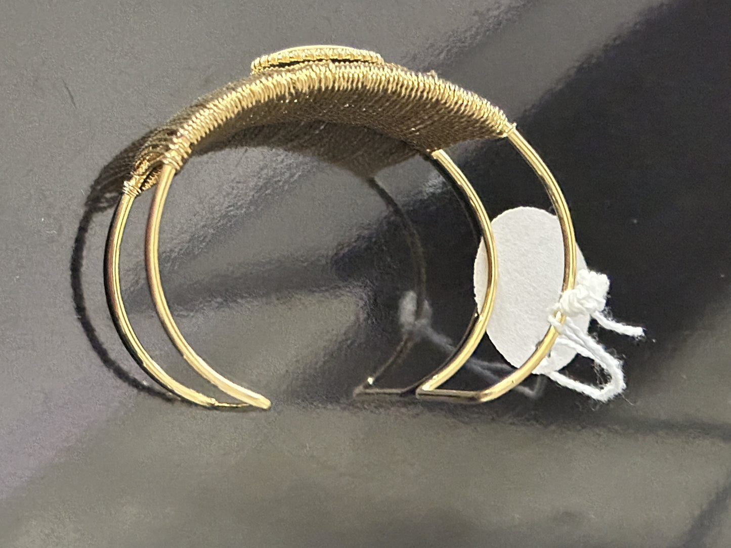 Anti-Tarnish Stainless Steel 18k Gold Plated Wire Design Bracelet