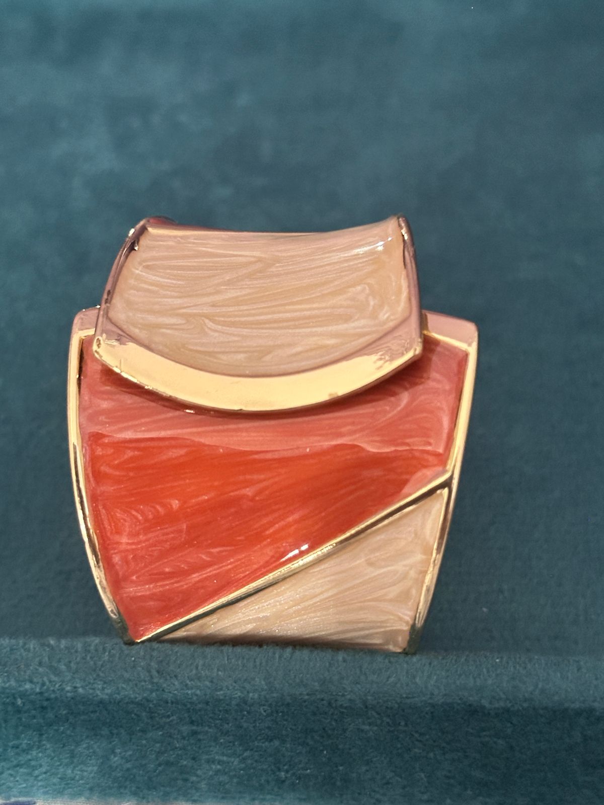 Korean Design Enamelled Cuff Bracelet