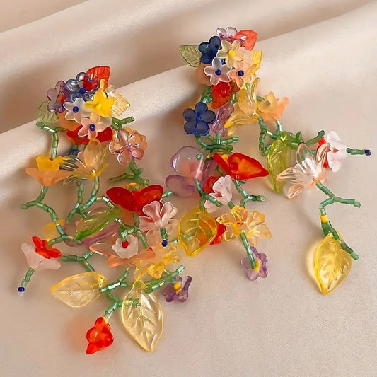 Multi-Color Acrylic Earrings