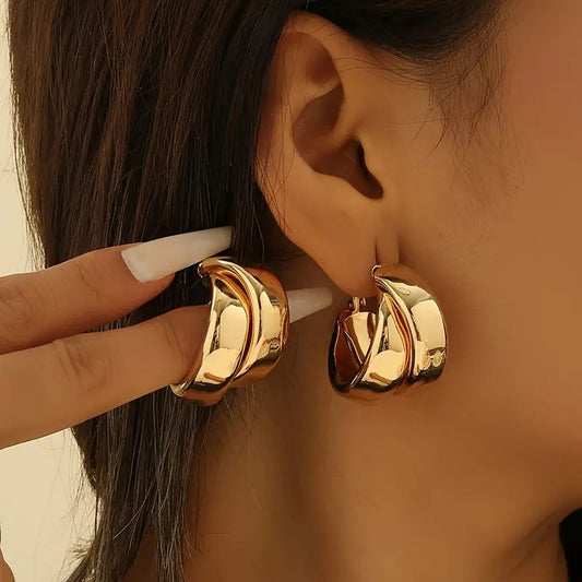 Large Size Hoop Earrings