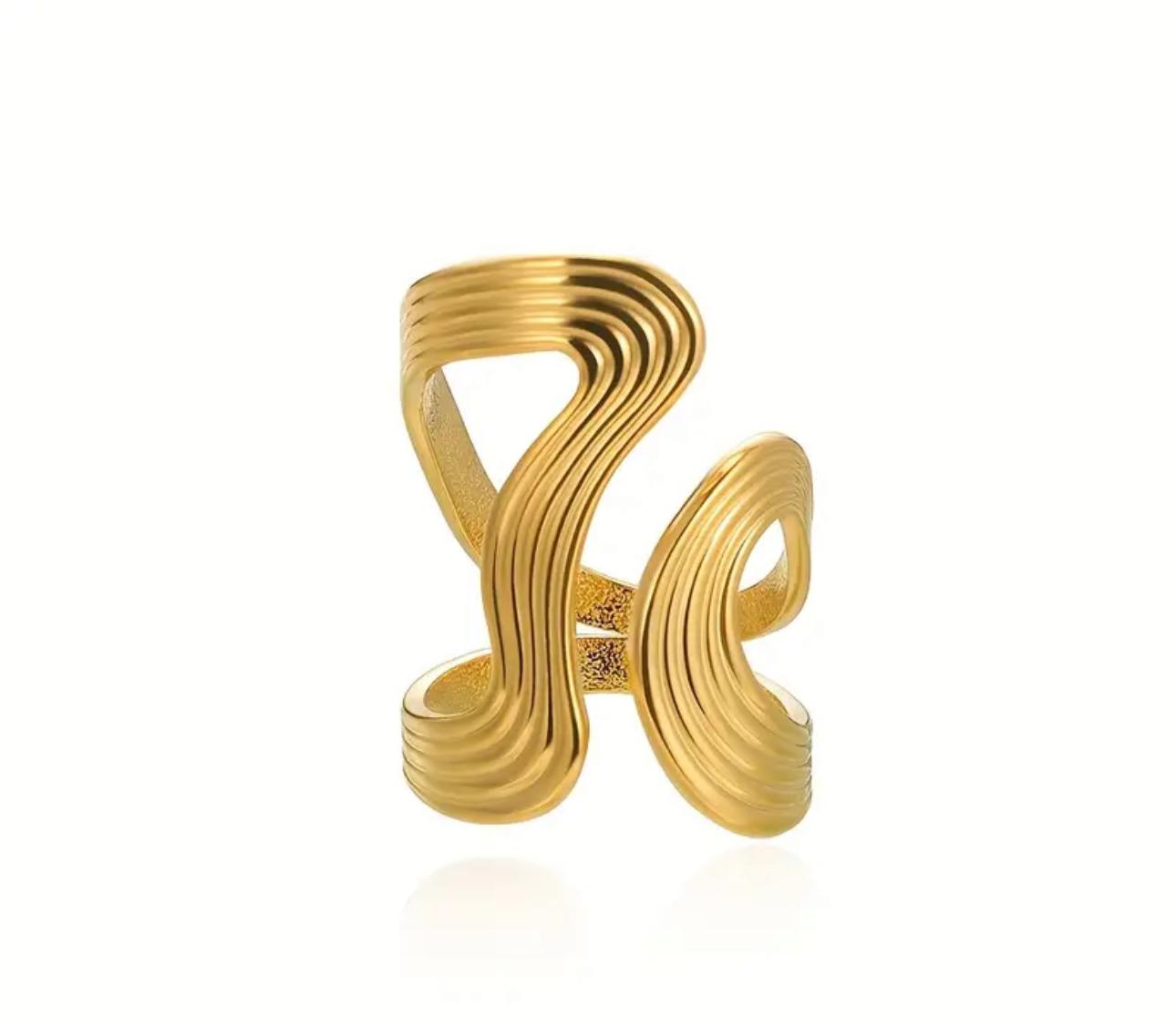 Premium Gold-Plated Ring for Daily or Casual Wear