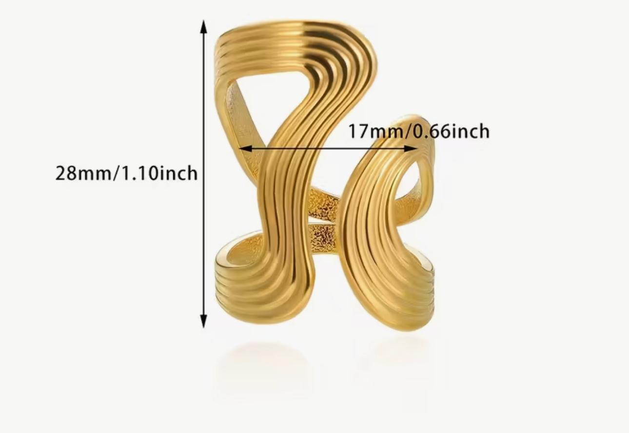 Premium Gold-Plated Ring for Daily or Casual Wear