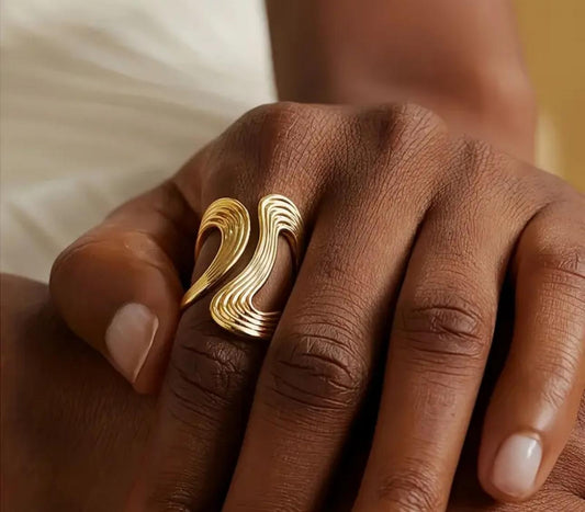 Premium Gold-Plated Ring for Daily or Casual Wear