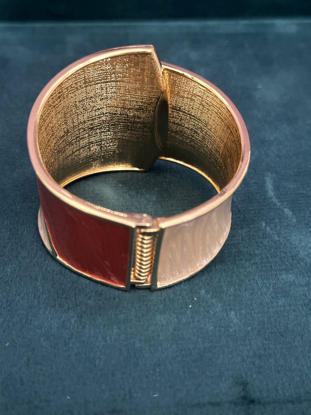 Korean Design Enamelled Cuff Bracelet