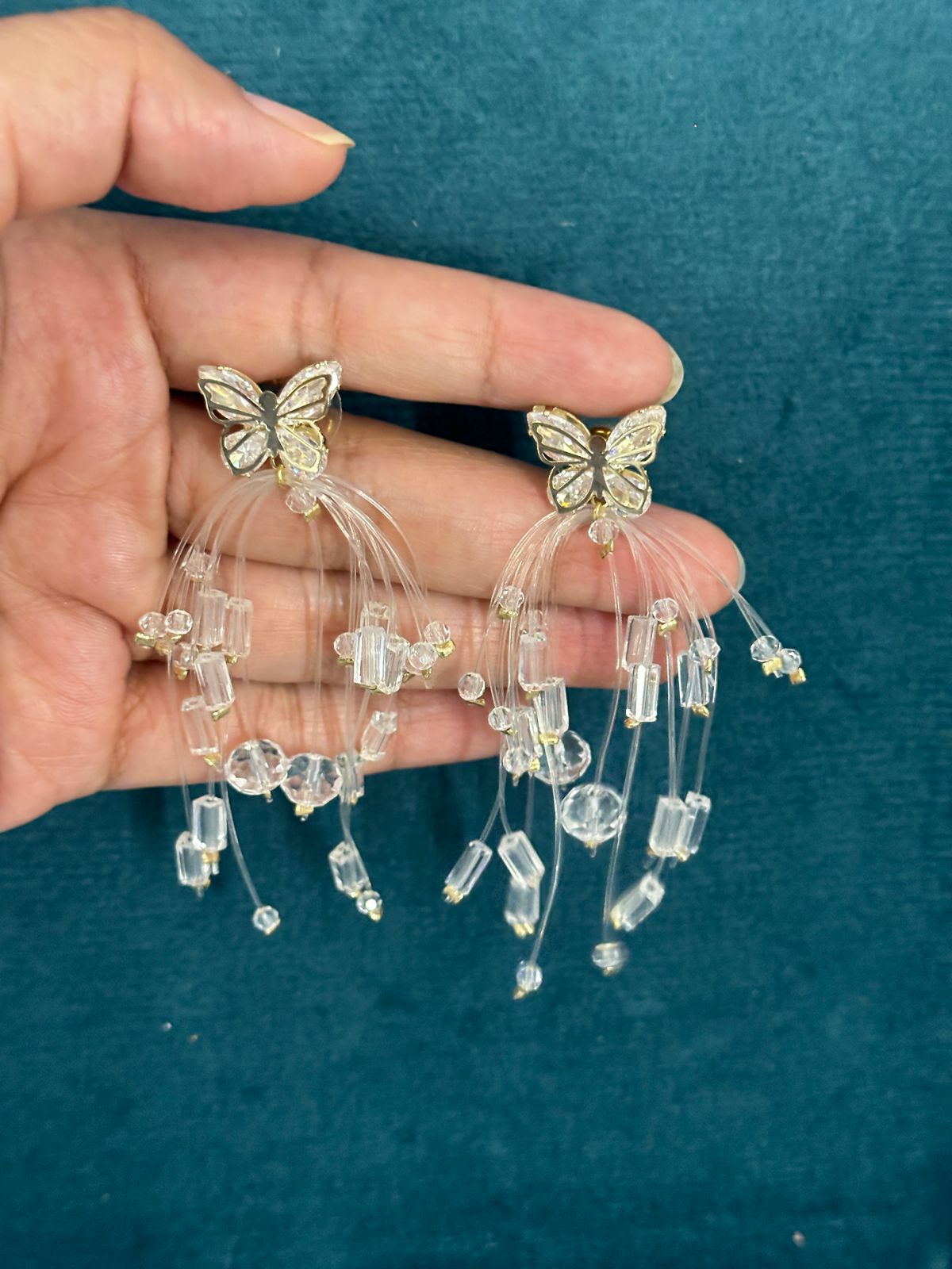 Premium Korean Design Statement Butterfly Earrings