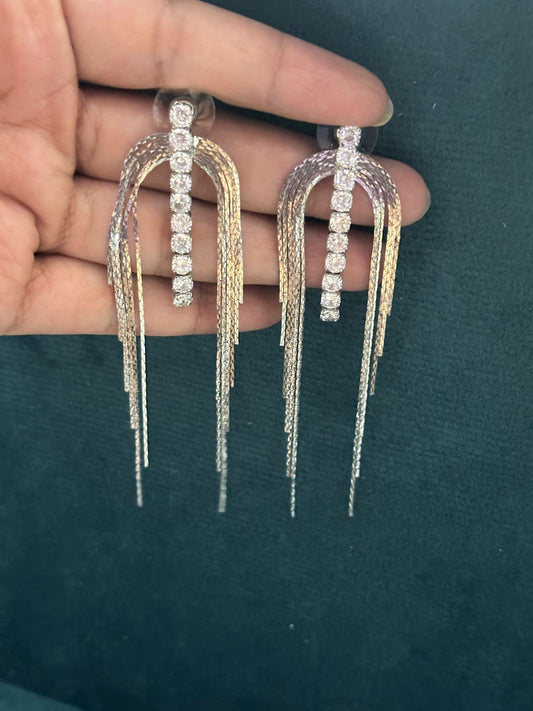 Premium Korean Diamond Light Weight Statement Earrings